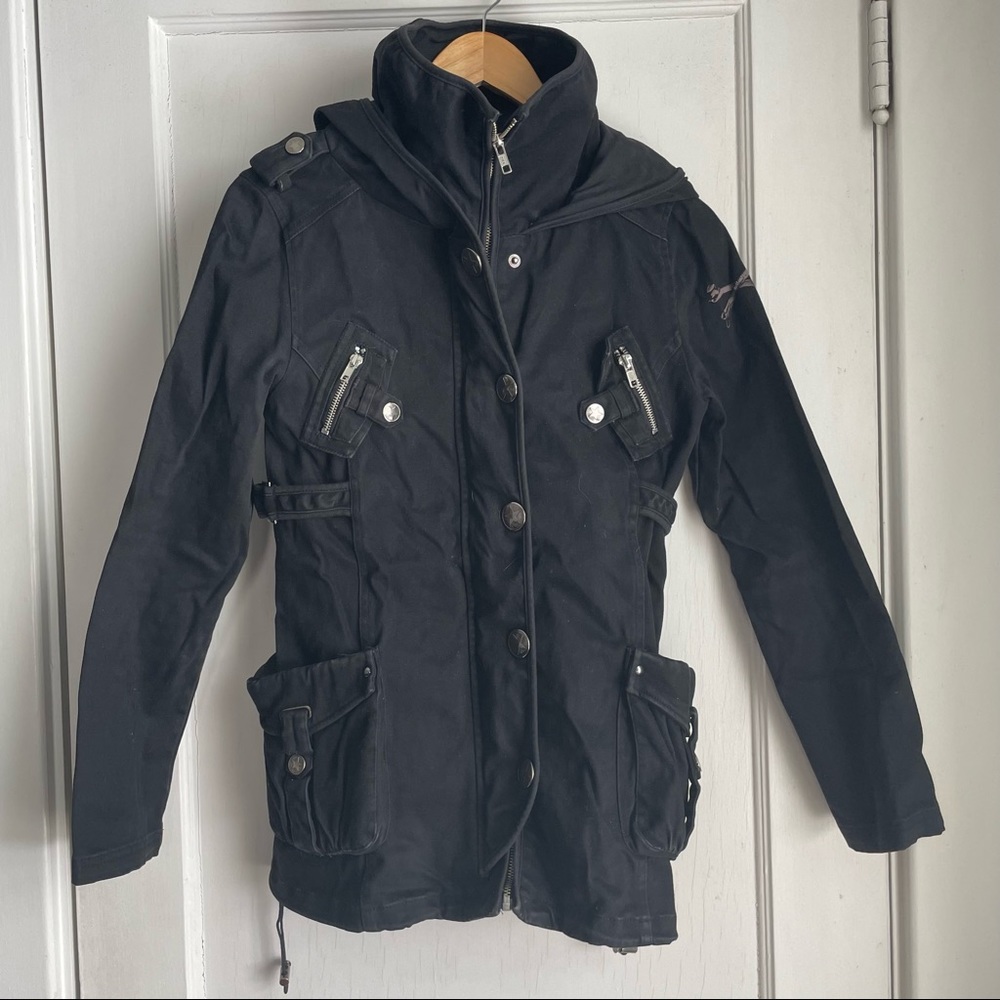Punk Japanese hooded jacket, loads of detail Hellcat Punks M